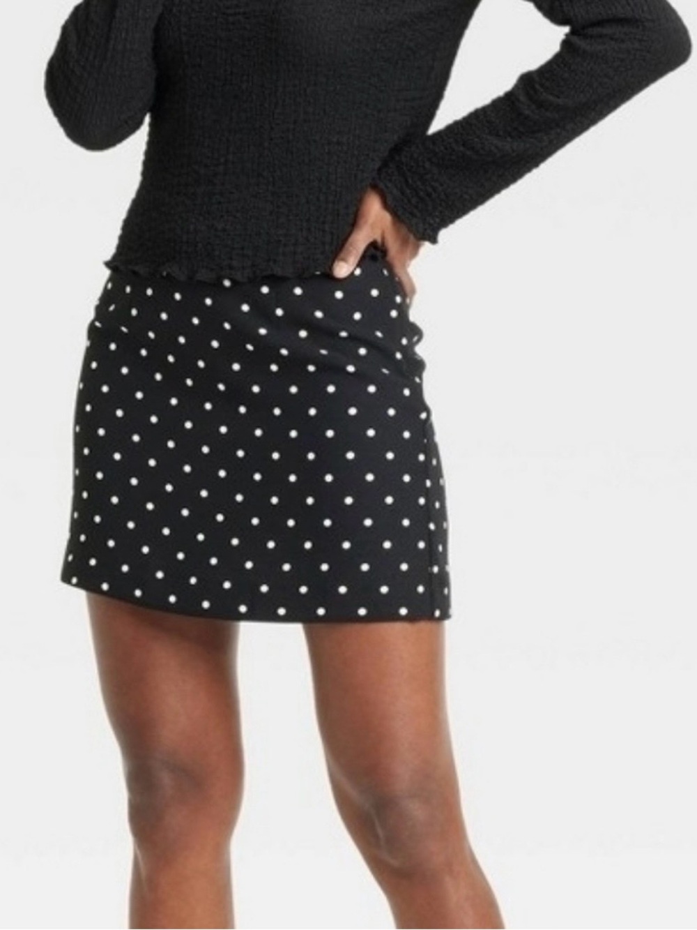Polkadot Mini Skirt